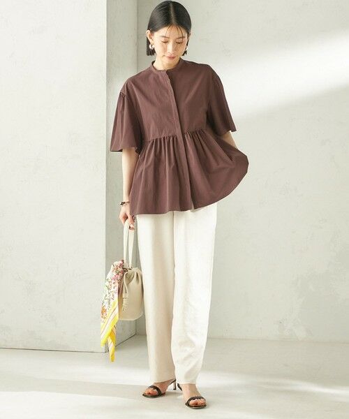 SHIPS / シップス シャツ・ブラウス | 《予約》〈接触冷感 / 撥水加工〉TEXBRID(R) タフタ ショート スリーブ 羽織 シャツ | 詳細29