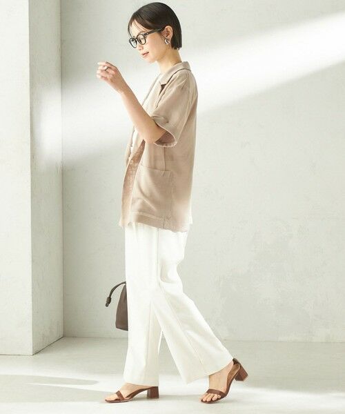 SHIPS / シップス シャツ・ブラウス | 《予約》〈手洗い可能〉麻調 メッシュ ジャケット シャツ | 詳細14