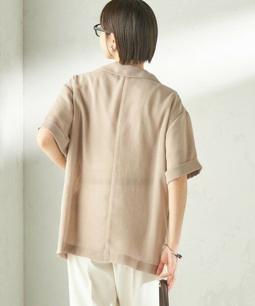 SHIPS / シップス シャツ・ブラウス | 《予約》〈手洗い可能〉麻調 メッシュ ジャケット シャツ | 詳細18