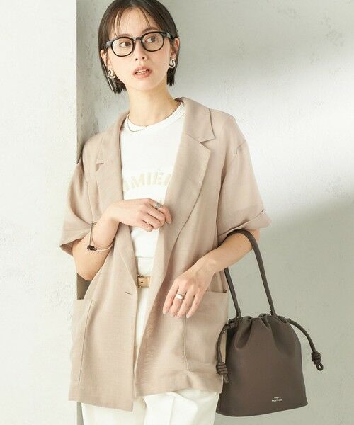 SHIPS / シップス シャツ・ブラウス | 《予約》〈手洗い可能〉麻調 メッシュ ジャケット シャツ（ベージュ）