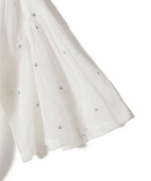 SHIPS / シップス シャツ・ブラウス | 《予約》〈手洗い可能〉コットン オーガンジー リーフ 刺繍 羽織 ブラウス | 詳細13