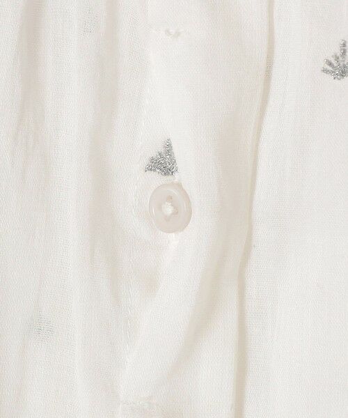 SHIPS / シップス シャツ・ブラウス | 《予約》〈手洗い可能〉コットン オーガンジー リーフ 刺繍 羽織 ブラウス | 詳細14