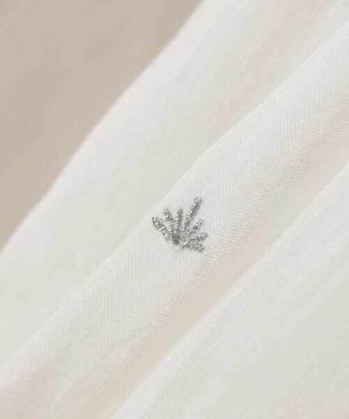 SHIPS / シップス シャツ・ブラウス | 《予約》〈手洗い可能〉コットン オーガンジー リーフ 刺繍 羽織 ブラウス | 詳細15