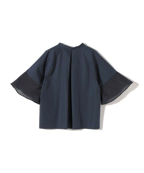 SHIPS / シップス シャツ・ブラウス | 《予約》〈手洗い可能〉シアー ボーダー フレア スリーブ 半袖 ブラウス | 詳細20