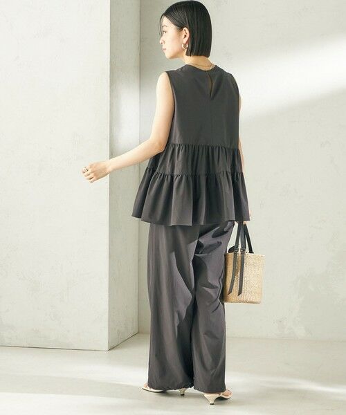 SHIPS / シップス シャツ・ブラウス | 《予約》〈接触冷感 / 撥水加工〉TEXBRID(R) タフタ ノースリーブ ブラウス | 詳細18