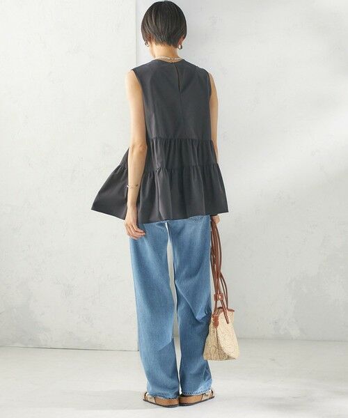 SHIPS / シップス シャツ・ブラウス | 〈接触冷感 / 撥水加工〉TEXBRID(R) タフタ ノースリーブ ブラウス | 詳細26