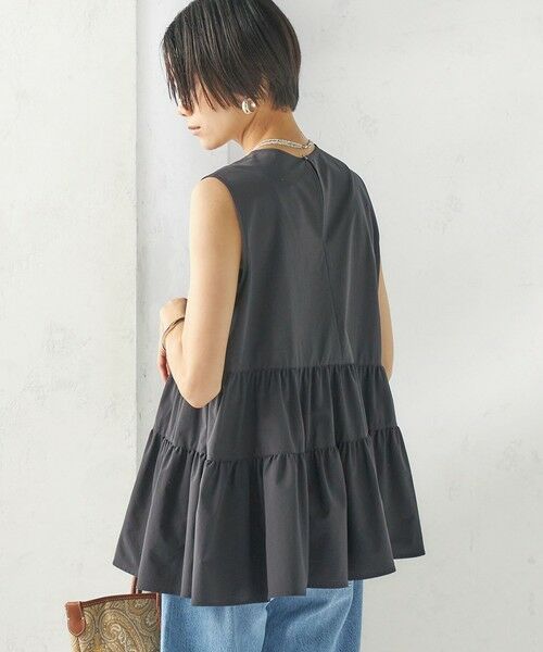 SHIPS / シップス シャツ・ブラウス | 〈接触冷感 / 撥水加工〉TEXBRID(R) タフタ ノースリーブ ブラウス | 詳細29