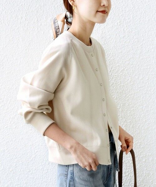 SHIPS / シップス カーディガン・ボレロ | 〈洗濯機可能〉コットン リブ スナップ ボタン カーディガン | 詳細10