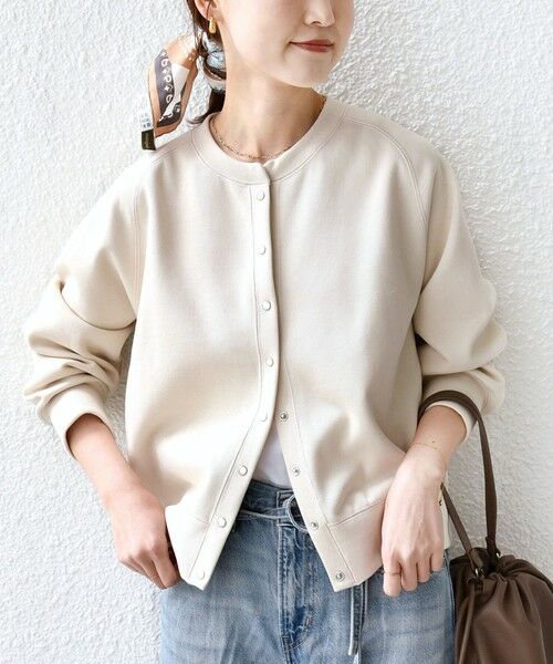 SHIPS / シップス カーディガン・ボレロ | 〈洗濯機可能〉コットン リブ スナップ ボタン カーディガン | 詳細5