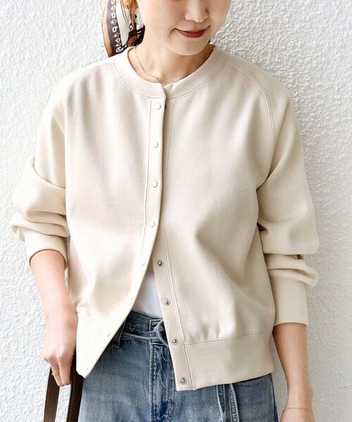 SHIPS / シップス カーディガン・ボレロ | 〈洗濯機可能〉コットン リブ スナップ ボタン カーディガン | 詳細6