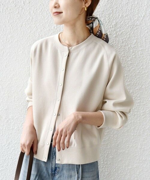 SHIPS / シップス カーディガン・ボレロ | 〈洗濯機可能〉コットン リブ スナップ ボタン カーディガン | 詳細7