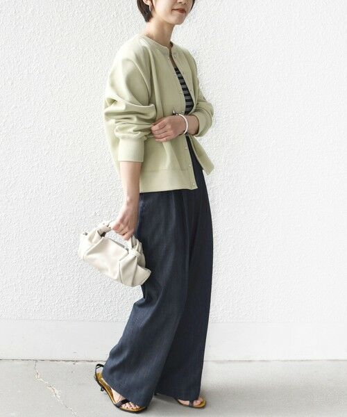 SHIPS / シップス カーディガン・ボレロ | 〈洗濯機可能〉コットン リブ スナップ ボタン カーディガン | 詳細15