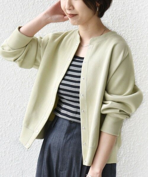 SHIPS / シップス カーディガン・ボレロ | 〈洗濯機可能〉コットン リブ スナップ ボタン カーディガン | 詳細17
