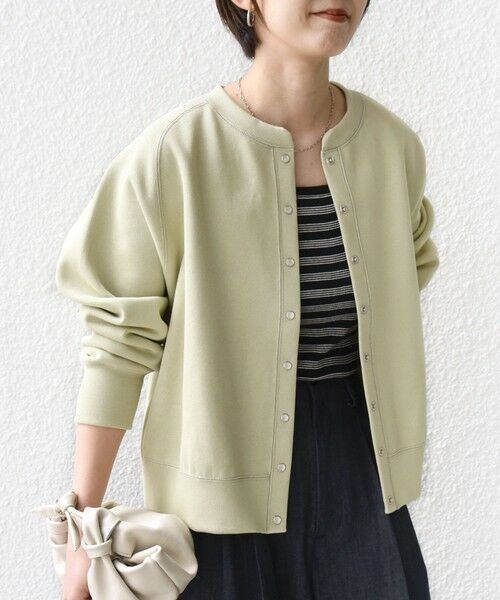 SHIPS / シップス カーディガン・ボレロ | 〈洗濯機可能〉コットン リブ スナップ ボタン カーディガン | 詳細19