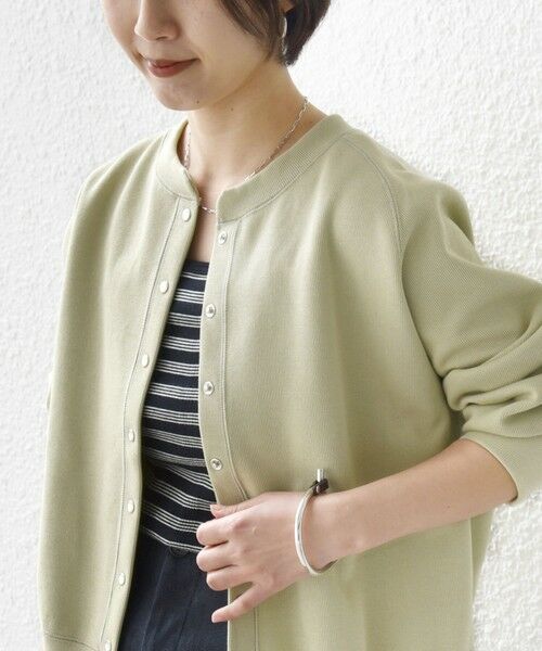 SHIPS / シップス カーディガン・ボレロ | 〈洗濯機可能〉コットン リブ スナップ ボタン カーディガン | 詳細20