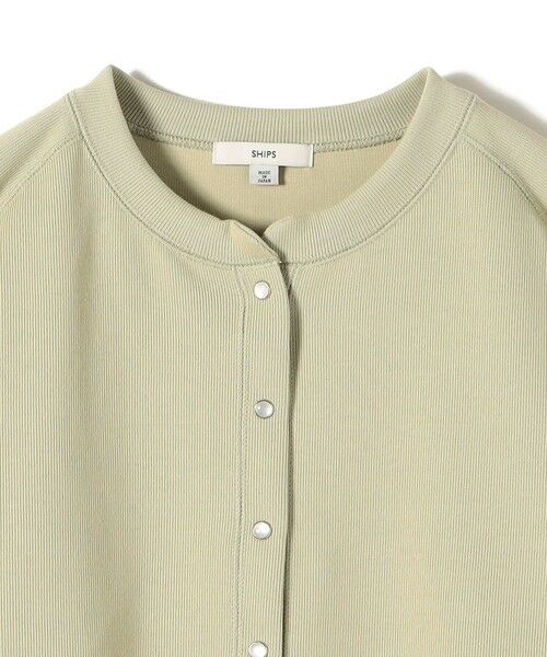 SHIPS / シップス カーディガン・ボレロ | 〈洗濯機可能〉コットン リブ スナップ ボタン カーディガン | 詳細22