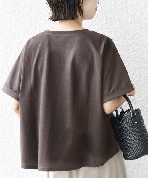 SHIPS / シップス Tシャツ | 《予約》【WEB限定】〈手洗い可能〉クロシェ ドッキング ショート スリーブ プルオーバー | 詳細24