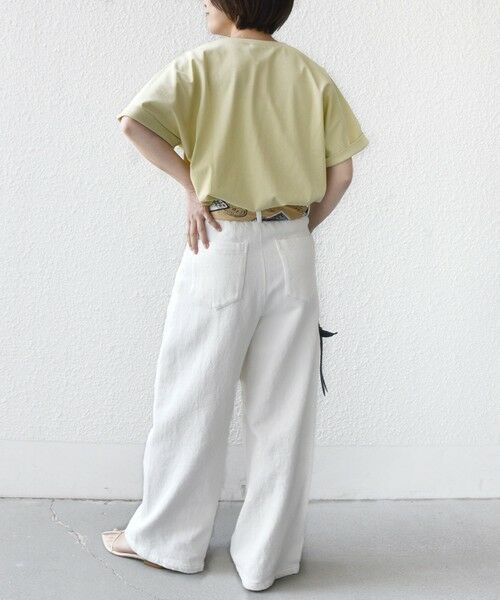 SHIPS / シップス Tシャツ | 《予約》【WEB限定】〈手洗い可能〉クロシェ ドッキング ショート スリーブ プルオーバー | 詳細29