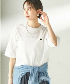 SHIPS / シップス Tシャツ | 《予約》【SHIPS別注】LACOSTE:〈手洗い可能〉五分袖 TEE