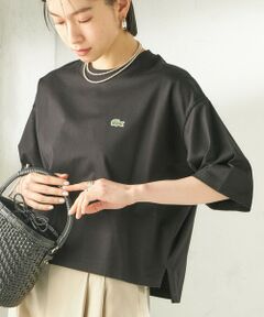SHIPS / シップス Tシャツ | 《予約》【SHIPS別注】LACOSTE:〈手洗い可能〉五分袖 TEE