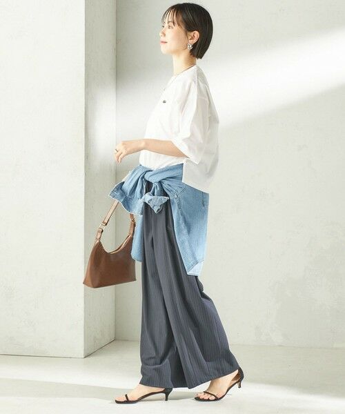 SHIPS / シップス Tシャツ | 《予約》【SHIPS別注】LACOSTE:〈手洗い可能〉五分袖 TEE | 詳細2