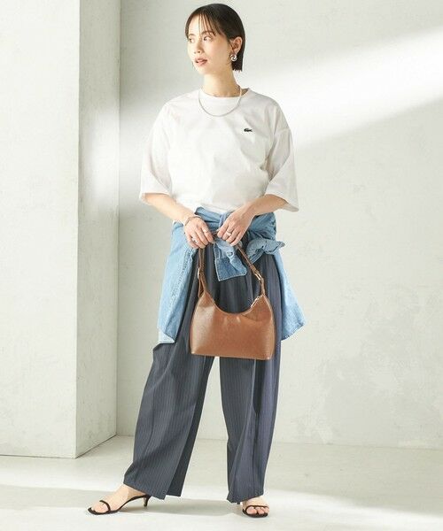 SHIPS / シップス Tシャツ | 《予約》【SHIPS別注】LACOSTE:〈手洗い可能〉五分袖 TEE | 詳細4