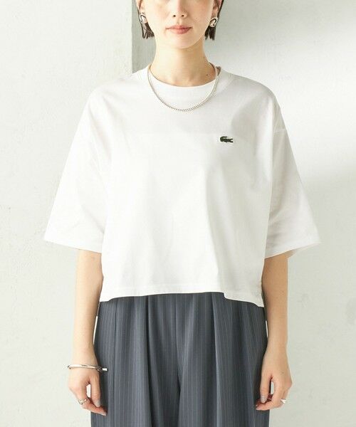 SHIPS / シップス Tシャツ | 《予約》【SHIPS別注】LACOSTE:〈手洗い可能〉五分袖 TEE | 詳細11