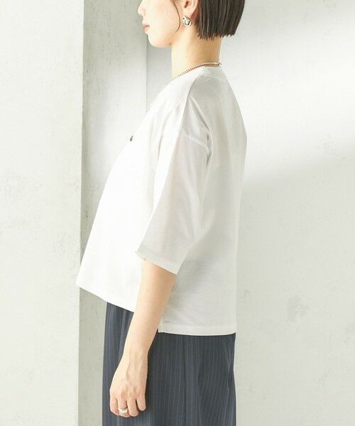 SHIPS / シップス Tシャツ | 《予約》【SHIPS別注】LACOSTE:〈手洗い可能〉五分袖 TEE | 詳細12