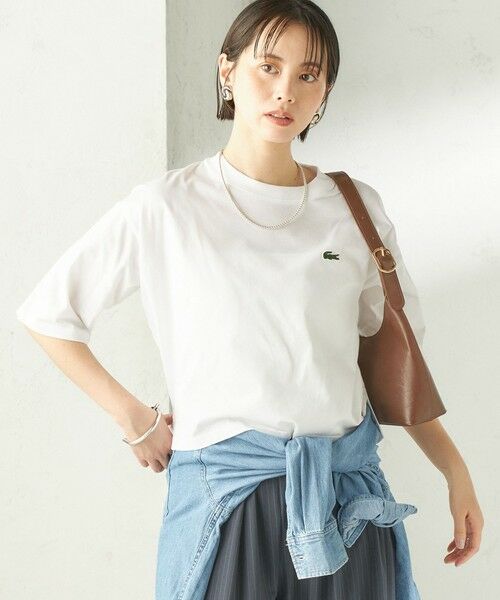 SHIPS / シップス Tシャツ | 《予約》【SHIPS別注】LACOSTE:〈手洗い可能〉五分袖 TEE | 詳細5