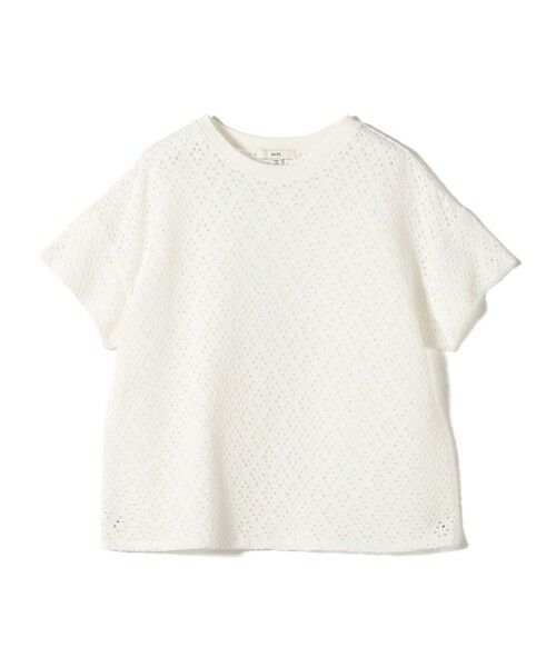 SHIPS / シップス カットソー | 《予約》〈手洗い可能〉アイレット ショート スリーブ プルオーバー | 詳細9