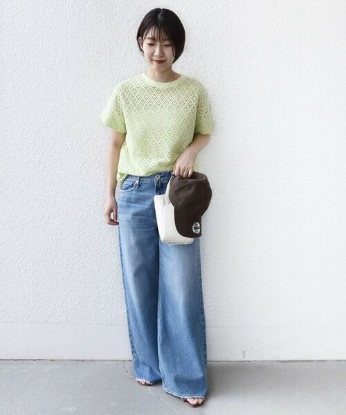 SHIPS / シップス カットソー | 《予約》〈手洗い可能〉アイレット ショート スリーブ プルオーバー | 詳細21