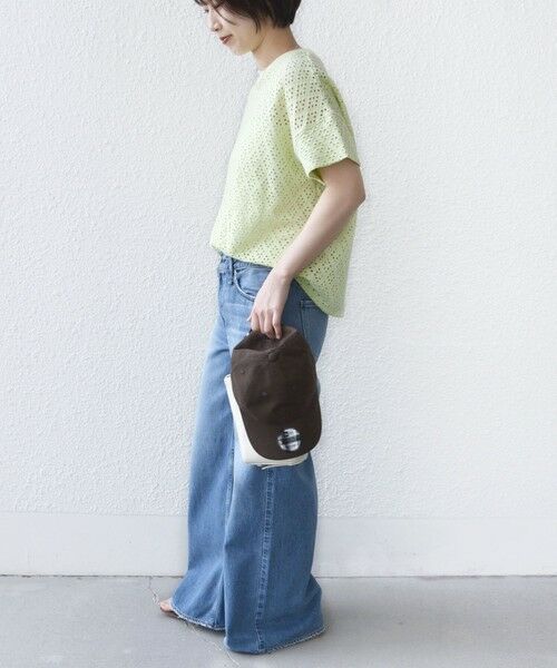 SHIPS / シップス カットソー | 《予約》〈手洗い可能〉アイレット ショート スリーブ プルオーバー | 詳細22