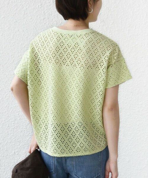 SHIPS / シップス カットソー | 《予約》〈手洗い可能〉アイレット ショート スリーブ プルオーバー | 詳細26