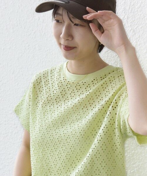 SHIPS / シップス カットソー | 《予約》〈手洗い可能〉アイレット ショート スリーブ プルオーバー | 詳細29