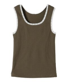 SHIPS / シップス タンクトップ | 〈手洗い可能〉レース トリミング 2WAY タンクトップ