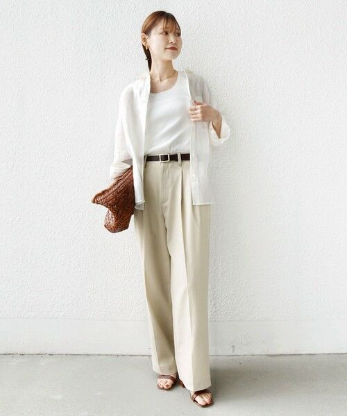 SHIPS / シップス タンクトップ | 〈手洗い可能〉レース トリミング 2WAY タンクトップ | 詳細1