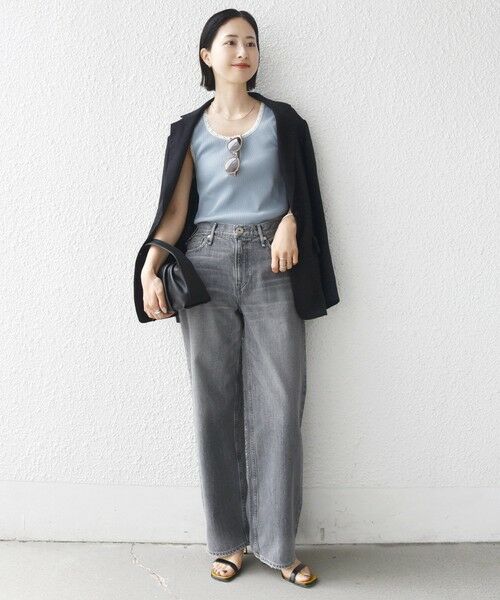 SHIPS / シップス タンクトップ | 〈手洗い可能〉レース トリミング 2WAY タンクトップ | 詳細12