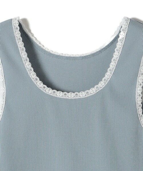 SHIPS / シップス タンクトップ | 〈手洗い可能〉レース トリミング 2WAY タンクトップ | 詳細17