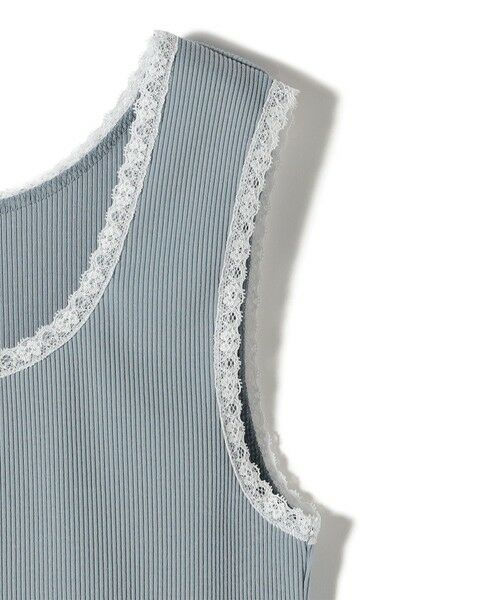 SHIPS / シップス タンクトップ | 〈手洗い可能〉レース トリミング 2WAY タンクトップ | 詳細18