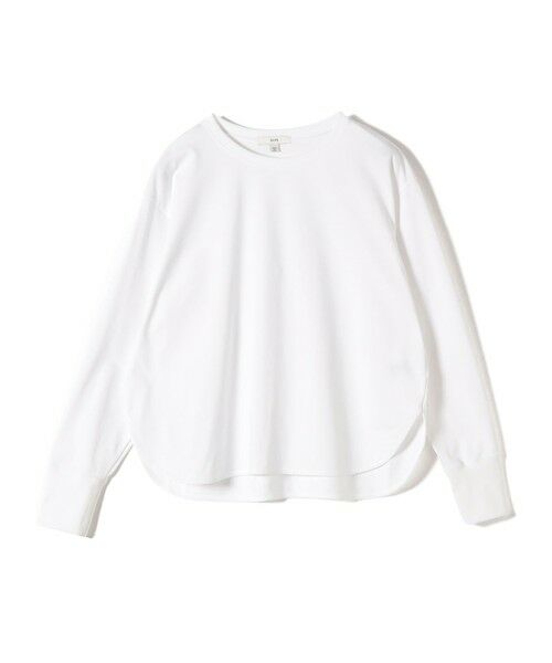 SHIPS / シップス カットソー（半袖以外） | 〈接触冷感 / UVカット / 手洗い可能〉ロング リブ ラウンド ヘム プルオーバー | 詳細9