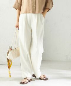 SHIPS / シップス その他パンツ | 《予約》〈手洗い可能〉ドライ シャンタン フロント タック パンツ