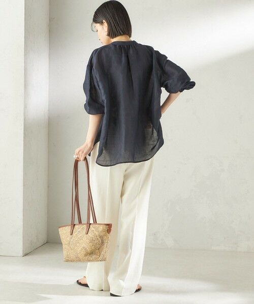 SHIPS / シップス その他パンツ | 《予約》〈手洗い可能〉ドライ シャンタン フロント タック パンツ | 詳細11