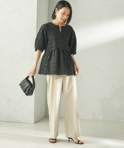 SHIPS / シップス その他パンツ | 《予約》〈手洗い可能〉ドライ シャンタン フロント タック パンツ | 詳細25