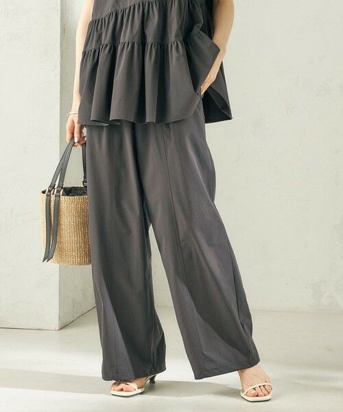 SHIPS / シップス その他パンツ | 《予約》〈接触冷感 / 撥水加工〉TEXBRID(R) 裾 ドロスト パンツ | 詳細4