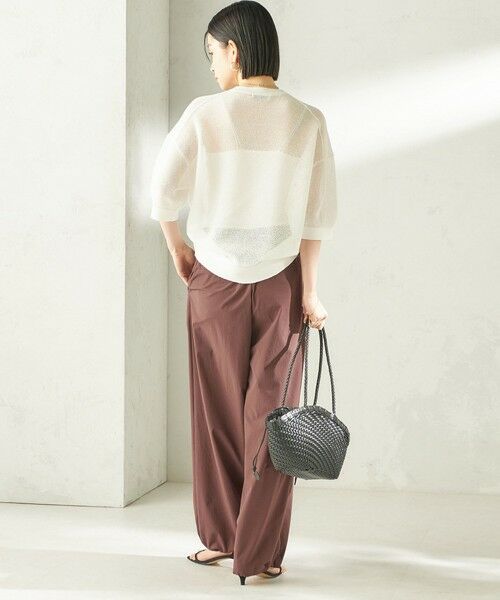 SHIPS / シップス その他パンツ | 《予約》〈接触冷感 / 撥水加工〉TEXBRID(R) 裾 ドロスト パンツ | 詳細13