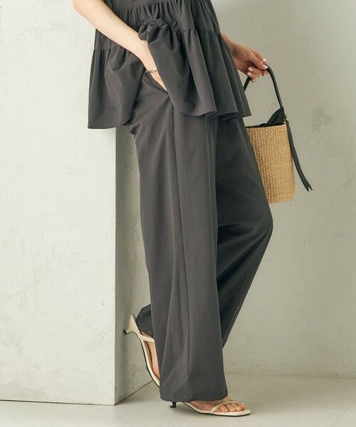 SHIPS / シップス その他パンツ | 《予約》〈接触冷感 / 撥水加工〉TEXBRID(R) 裾 ドロスト パンツ | 詳細11