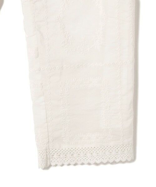 SHIPS / シップス その他パンツ | 《予約》〈手洗い可能〉パッチワーク レース ドロスト パンツ | 詳細25