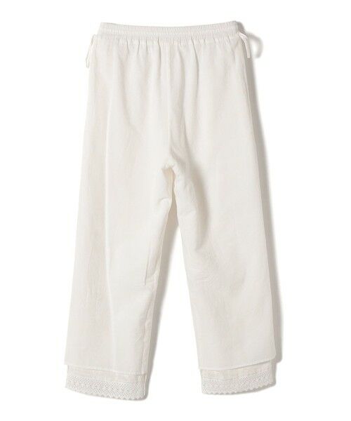 SHIPS / シップス その他パンツ | 《予約》〈手洗い可能〉パッチワーク レース ドロスト パンツ | 詳細28