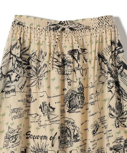 SHIPS / シップス ロング・マキシ丈スカート | 《予約》【SHIPS別注】BINDU:〈手洗い可能〉フロリダ マップ スカート | 詳細11
