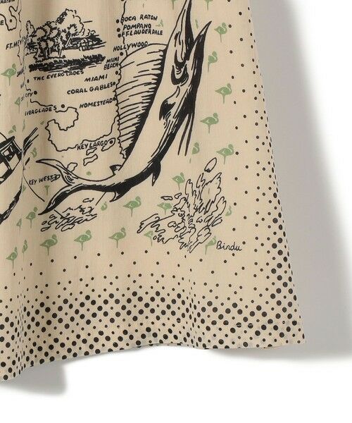 SHIPS / シップス ロング・マキシ丈スカート | 《予約》【SHIPS別注】BINDU:〈手洗い可能〉フロリダ マップ スカート | 詳細12
